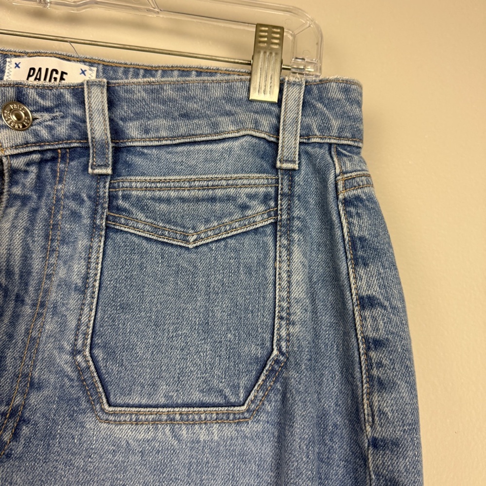 Paige Harper Ankle Wide Leg High Rise Jeans - Picture 5 of 7
